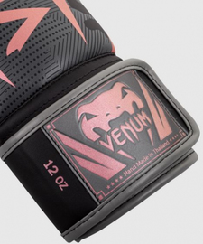 Боксерские перчатки Venum Elite Black Pink Gold, Фото № 5