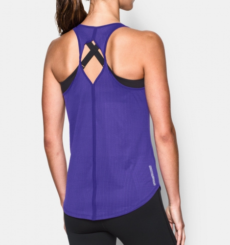 Under Armor Womens Fly-By 2.0 Running Tank Deep Orchid price