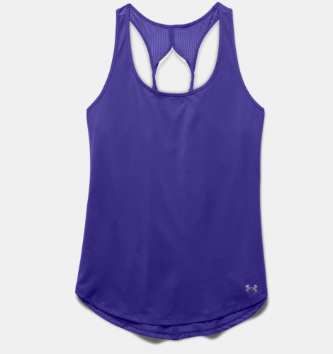 Under Armor Womens Fly-By 2.0 Running Tank Deep Orchid photo