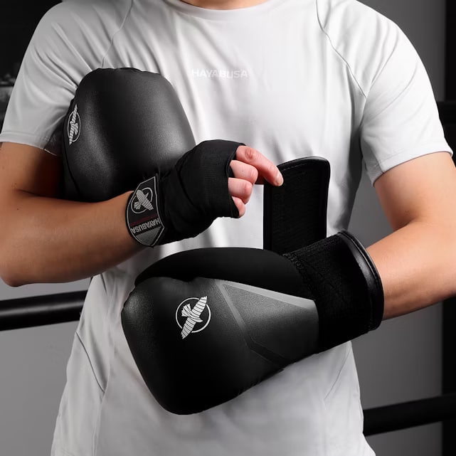 Hayabusa E1 Boxing Gloves Black Grey photo