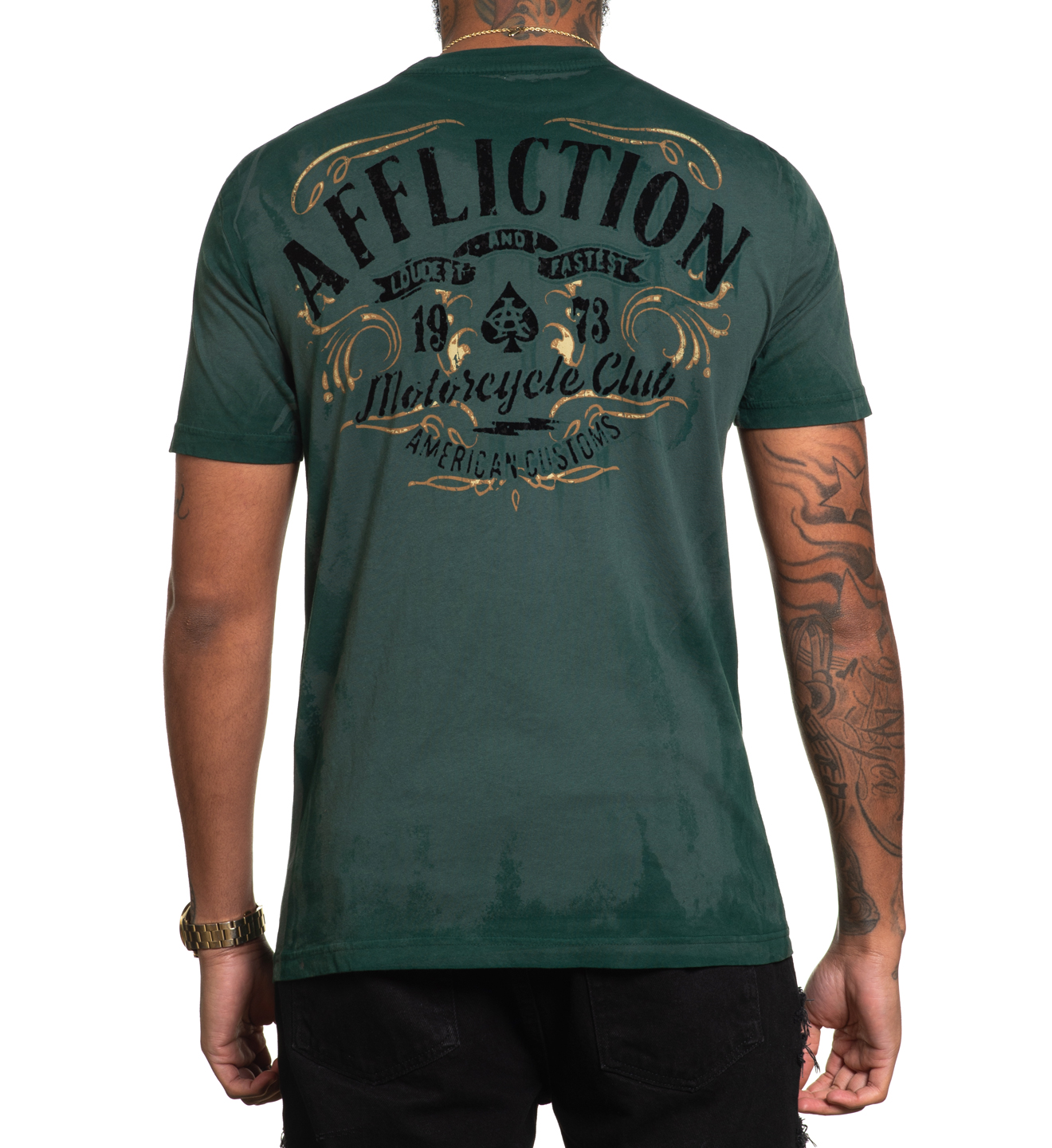 Affliction AC Rust Club A26017 Shortsleeve Tee buy