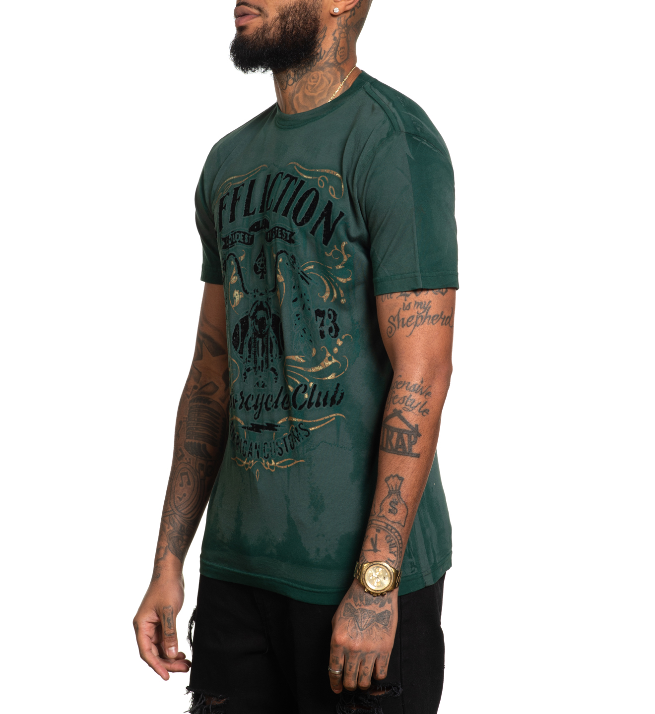 Affliction AC Rust Club A26017 Shortsleeve Tee photo
