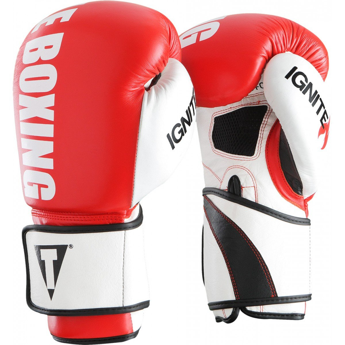 Боксерские перчатки Title Infused Foam Ignite Power Training Gloves Red-White