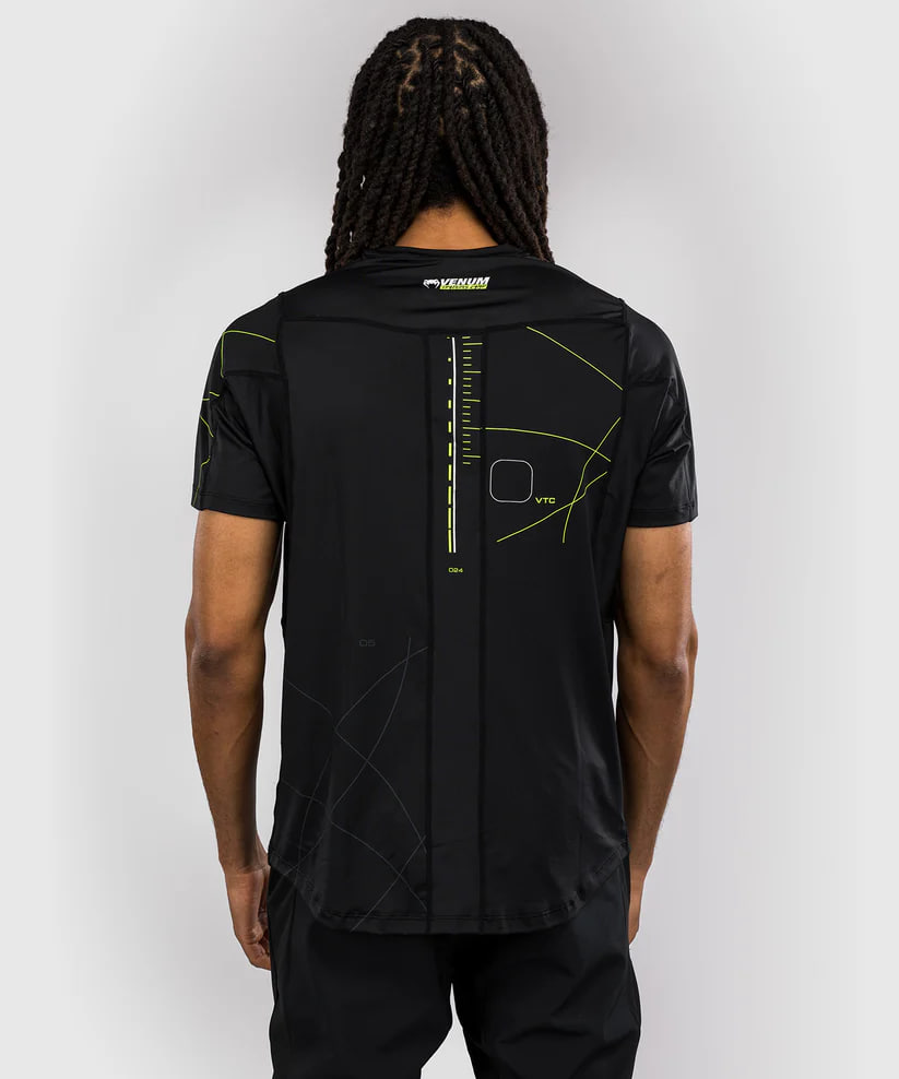 Venum Training Camp 4.0 Dry Tech T-shirt - Black/Neon Green price