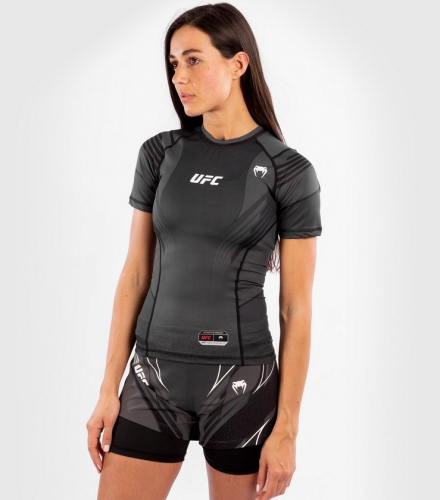 Жіночий рашгард з коротким рукавом Venum Authentic UFC FightNight Black ціна