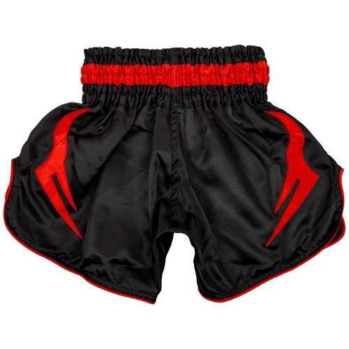 Childrens shorts for Thai boxing Venum Inferno Kids Muay Thai Shorts Black Red photo