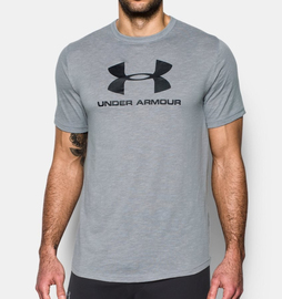 Футболка Under Armour UA Sportstyle Branded Overcast Gray