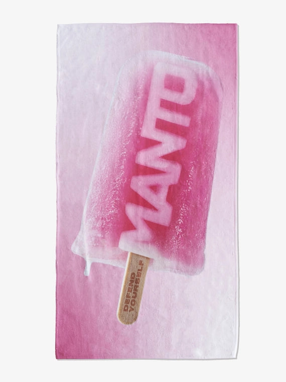 Спортивное полотенце MANTO sports towel ICE CREAM pink