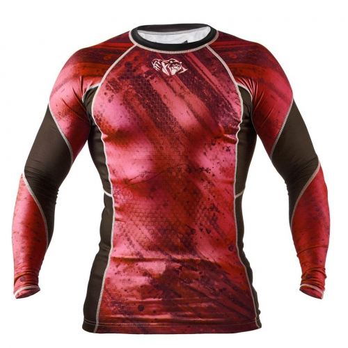 Рашгард Peresvit Immortal Silver Force Rashguard Long Sleeve Red Burn ціна
