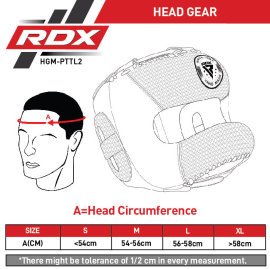 Шлем RDX L2 Mark Pro Head Guard with Nose Protection Bar Golden, Фото № 5