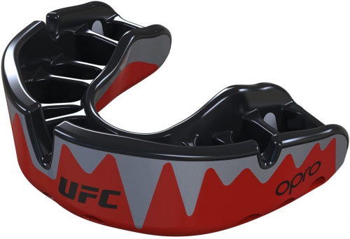 Капа OPRO Self-fit UFC Full Pack Platinum Fangz