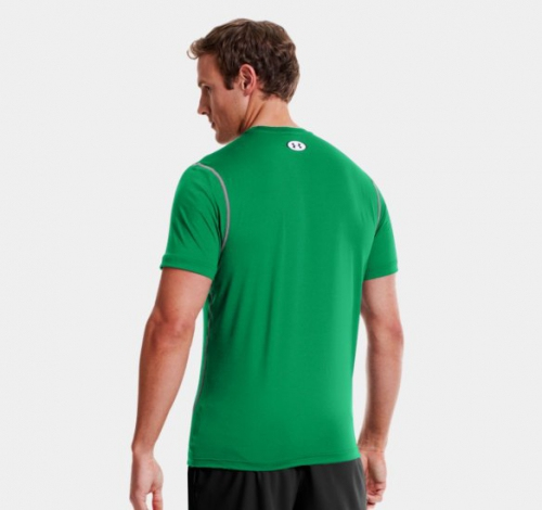Under Armour HeatGear Sonic Fitted Green T-shirt buy