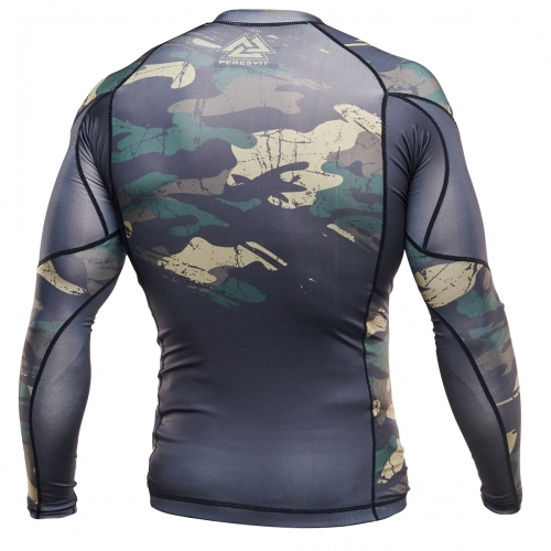 Rashguard Peresvit Grunge Camo Long Sleeve photo