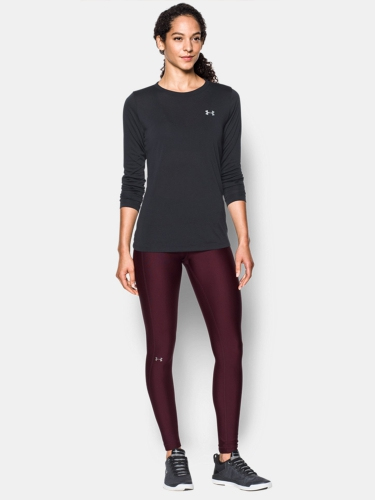 Жіночі компресійні легінси Under Armour HeatGear Armour Legging Maroon ціна