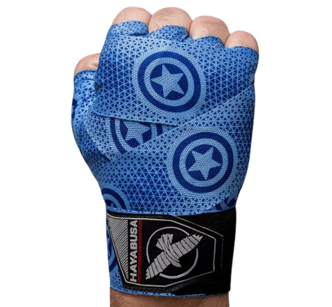 Бинти боксерські Hayabusa Marvel Hero Elite Handwraps Captain America Steve Rogers ціна