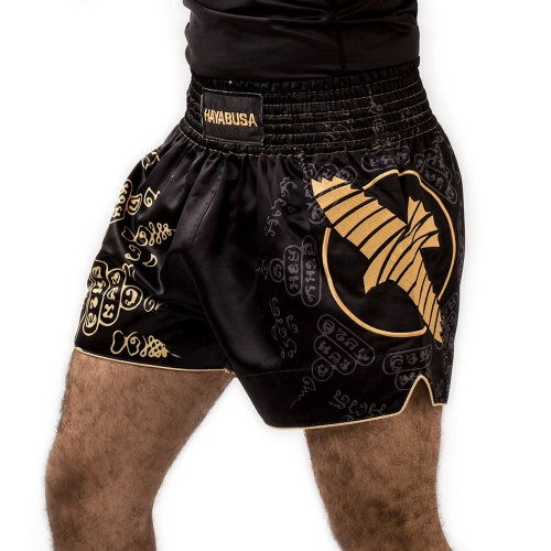 Шорти для тайського боксу Hayabusa Falcon Muay Thai Shorts Black фото