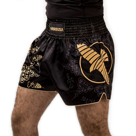Шорты для тайского бокса Hayabusa Falcon Muay Thai Shorts Black, Фото № 4