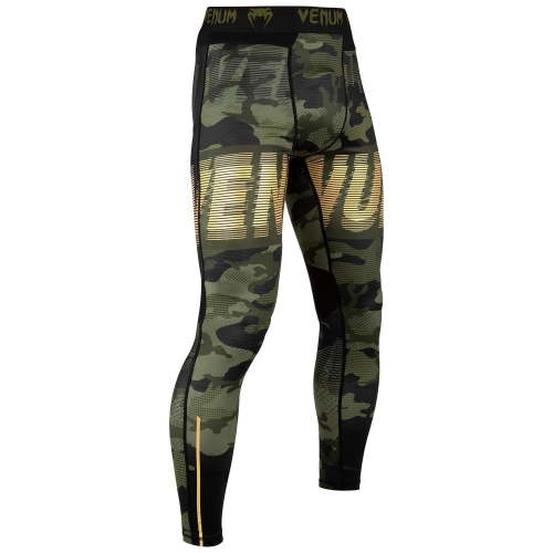 Компрессионные штаны Venum Tactical Spats Forest Camo Black купить