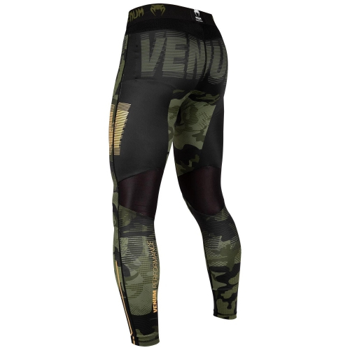 Компрессионные штаны Venum Tactical Spats Forest Camo Black фото