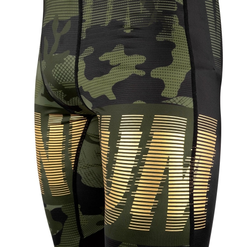 Компрессионные штаны Venum Tactical Spats Forest Camo Black оригинал