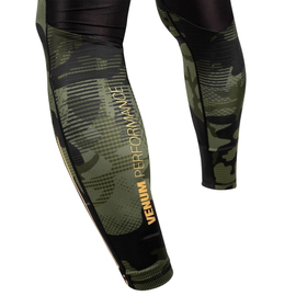 Компрессионные штаны Venum Tactical Spats Forest Camo Black, Фото № 7