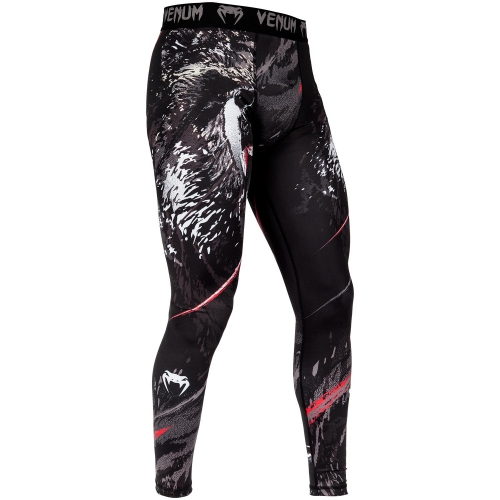 Компресійні штани Venum Grizzli Spats Black купити