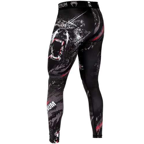 Компресійні штани Venum Grizzli Spats Black ціна