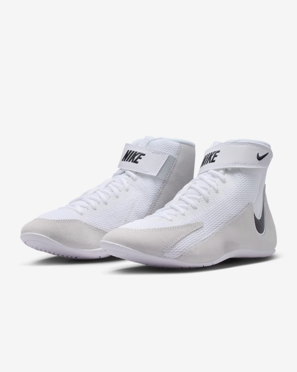 Детские борцовки Nike Youth Speedsweep VIII GS Wrestling Shoes White Black White Photon Dust