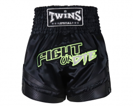 Шорты для тайского бокса Twins TBS Fight or Die Black