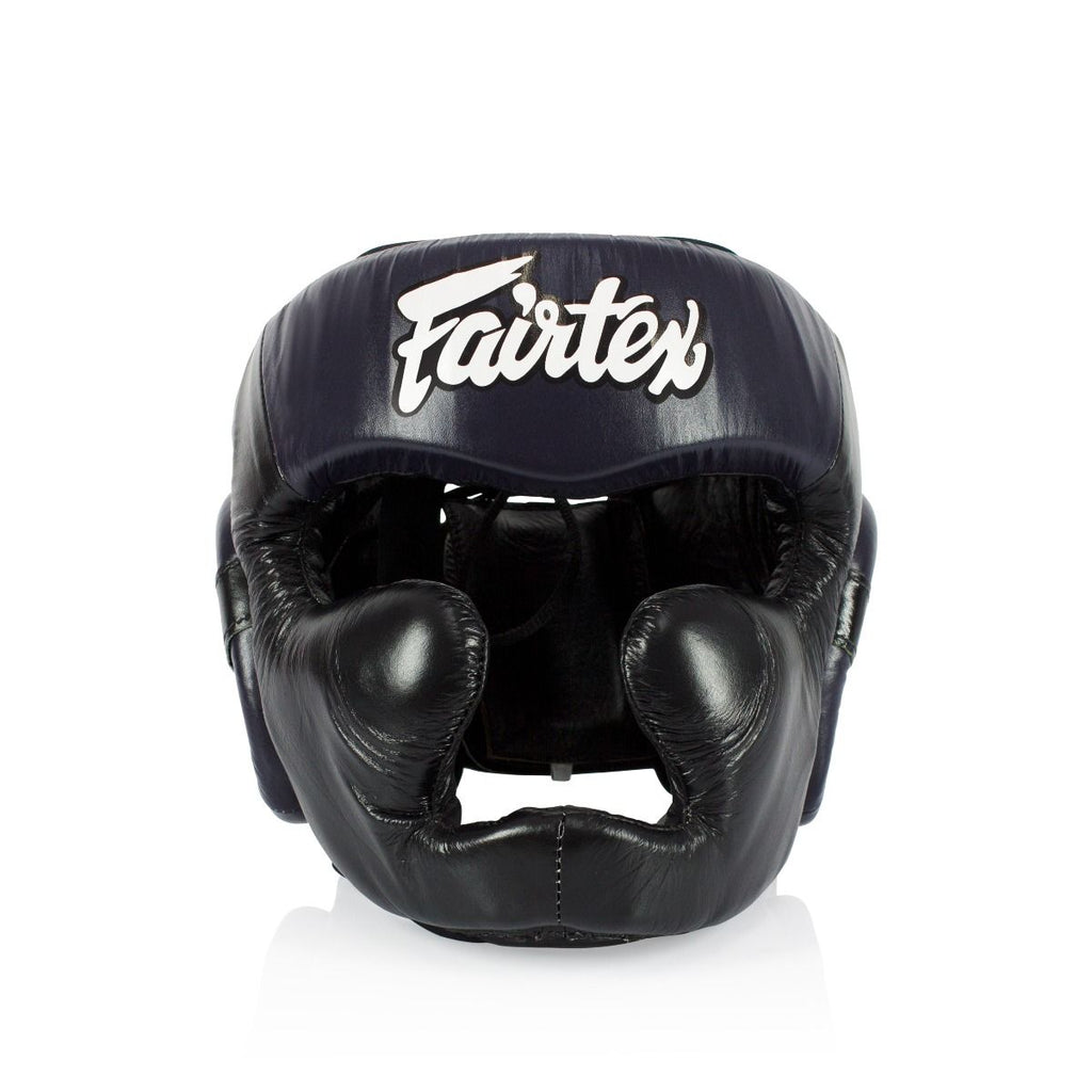 Боксерський шолом Fairtex HG13L Diagonal Vision Head Guard Black купити