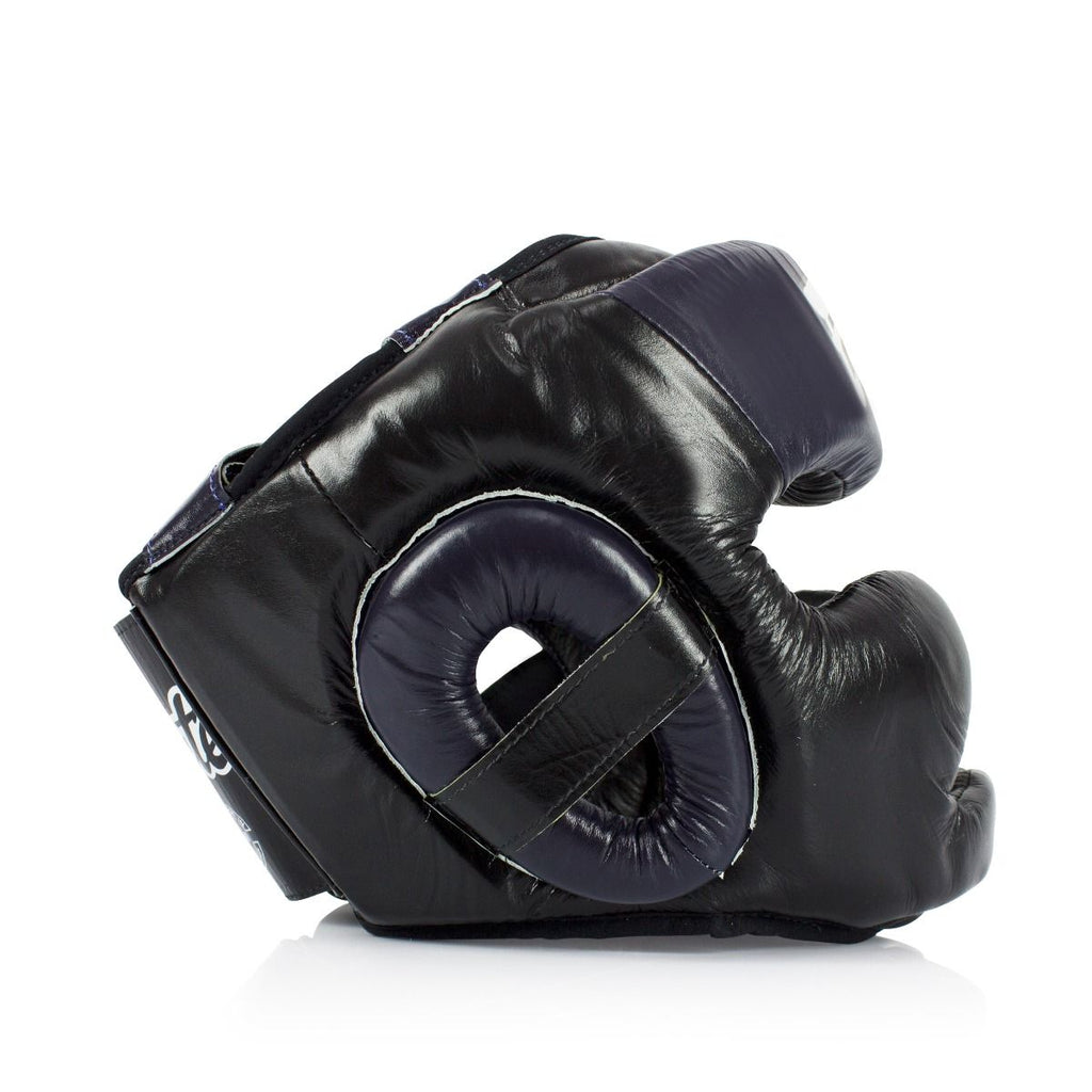 Боксерський шолом Fairtex HG13L Diagonal Vision Head Guard Black ціна