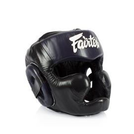 Боксерський шолом Fairtex HG13L Diagonal Vision Head Guard Black