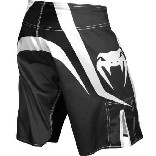 Шорты для MMA Venum Predator Fightshorts Black-White фото