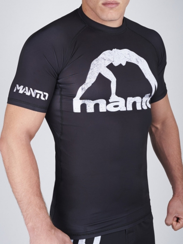 Рашгард MANTO Rashguard Stencil Logo Black де купити