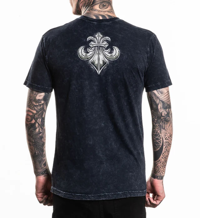 Футболка Affliction Silent Rain Tee Reversible купити