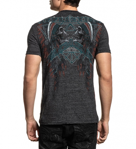 Футболка Affliction AC Devils Trail SS Tee Black фото
