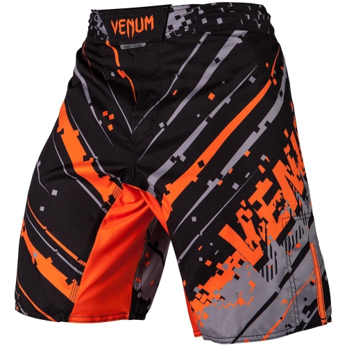 Шорты для MMA Venum Pixel Fightshorts Black Orange купить