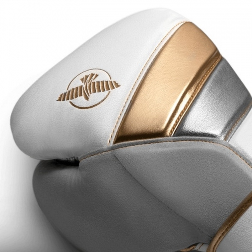 Hayabusa T3 Boxing Gloves White Gold photo