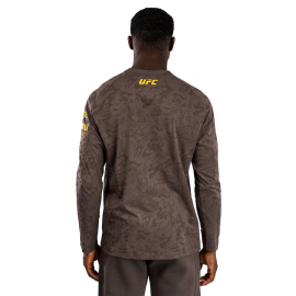 UFC Venum FIGHT WEEK 4.0 Mens Long Sleeve T-Shirt Dark Brown buy