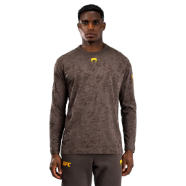 UFC Venum FIGHT WEEK 4.0 Mens Dry-Tech T-Shirt Dark Brown