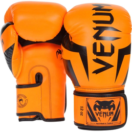 Боксерские перчатки Venum Elite Boxing Gloves Orange, Фото № 2