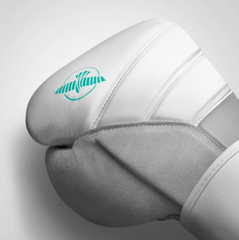 Боксерские перчатки Hayabusa T3 Boxing Gloves White Teal, Фото № 8