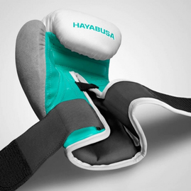 Боксерські рукавиці Hayabusa T3 Boxing Gloves White Teal, Фото № 6