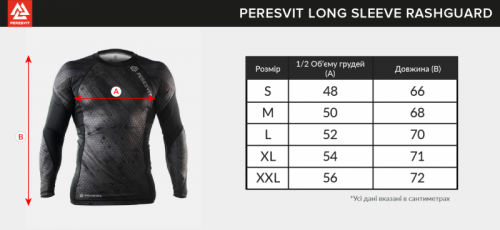 Рашгард Peresvit The Chief Long Sleeve Rash Guard оригінал
