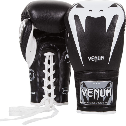 Боксерські рукавиці Venum Giant 3.0 Boxing Gloves With Laces Black купити