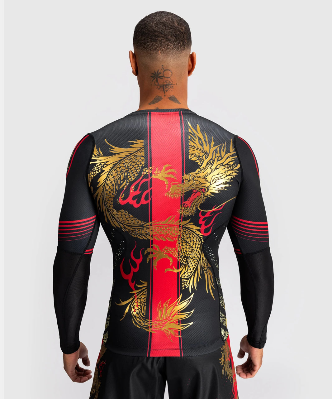 Рашгард Venum x TEKKEN 8 Marshall Law Rashguard Black Red Gold