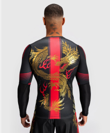 Рашгард Venum x TEKKEN 8 Marshall Law Rashguard Black Red Gold