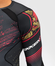 Рашгард Venum x TEKKEN 8 Marshall Law Rashguard Black Red Gold оригинал