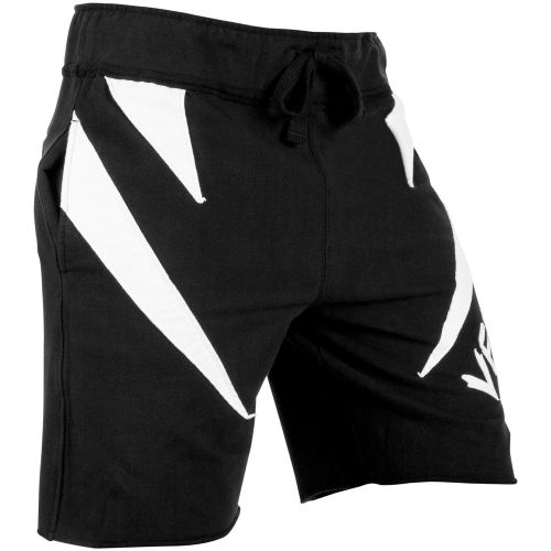 Шорты Venum Jaws Cotton Training Shorts Black White купить