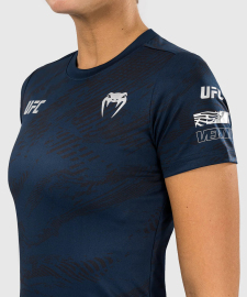 ЖІноча футболка UFC Venum FIGHT WEEK 4.0 Womens Dry Tech Blue фото